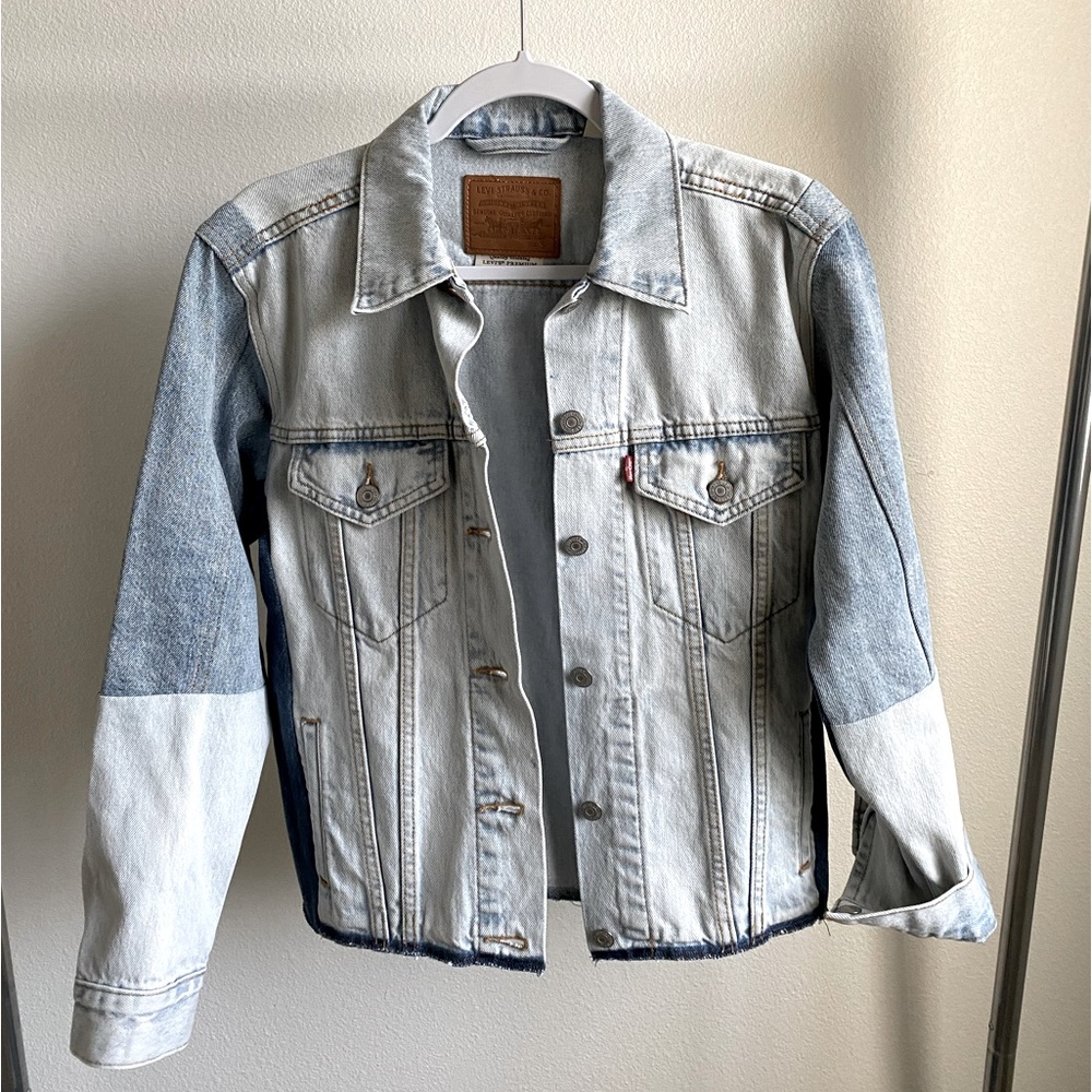 Levi’s Color Block Denim Jacket (S) - Picture 2 of 4
